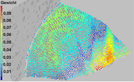 Freiformflche, vektorielle farbkosierte Visualisierung der Soll-Ist-Differenz